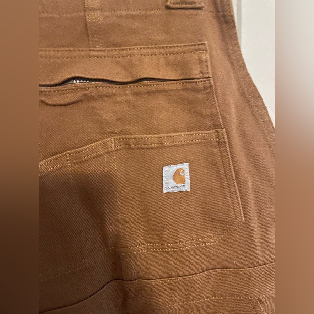 Carhartt Women's Brown Overalls Size Medium - Picture 4 of 6